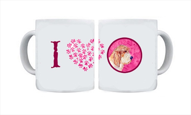 Picture of Carolines Treasures LH9397PK-CM15 15 oz. Petit Basset Griffon Vendeen Dishwasher Safe Microwavable Ceramic Coffee Mug