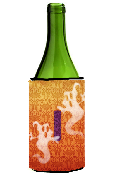 Picture of Carolines Treasures CJ1040-ILITERK Halloween Ghosts Monogram Initial Letter I Wine Bottle  Hugger
