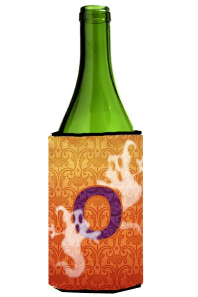 Picture of Carolines Treasures CJ1040-OLITERK Halloween Ghosts Monogram Initial Letter O Wine Bottle  Hugger