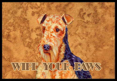 Airedale Wipe Your Paws Indoor Or Outdoor Mat