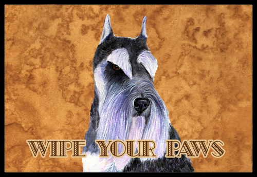 Schnauzer Wipe Your Paws Indoor Or Outdoor Mat