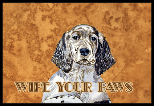 English Setter Wipe Your Paws Indoor Or Outdoor Mat