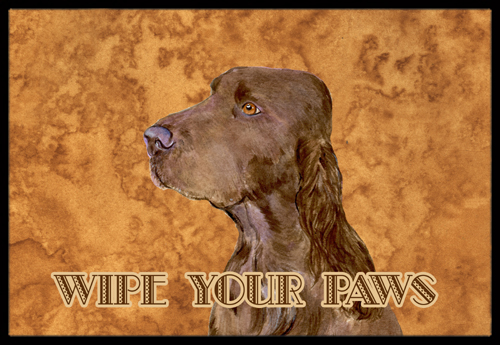Field Spaniel Wipe Your Paws Indoor Or Outdoor Mat