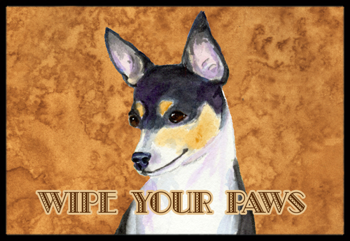 Toy Fox Terrier Wipe Your Paws Indoor Or Outdoor Mat