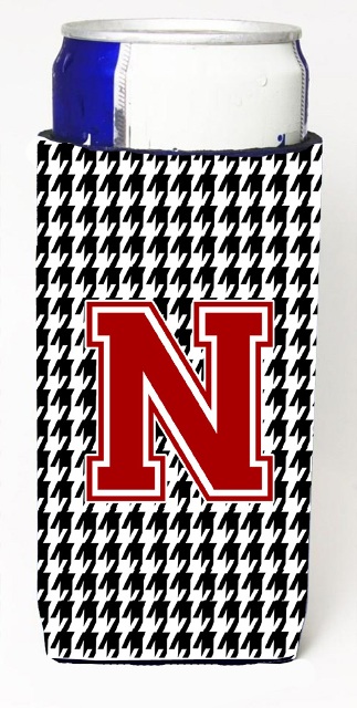 Picture of Carolines Treasures CJ1021-NMUK Houndstooth Letter N Michelob Ultra s For Slim Cans