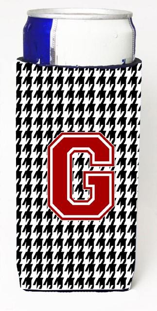 Monogram - Houndstooth Letter G Michelob Ultra s For Slim Cans