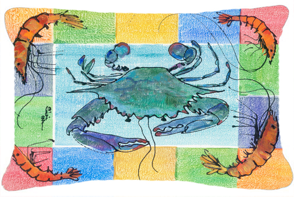 Crab Indoor & Outdoor Fabric Decorative Pillow
