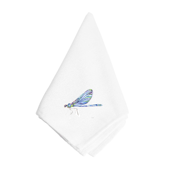 Purple Dragonfly Napkin