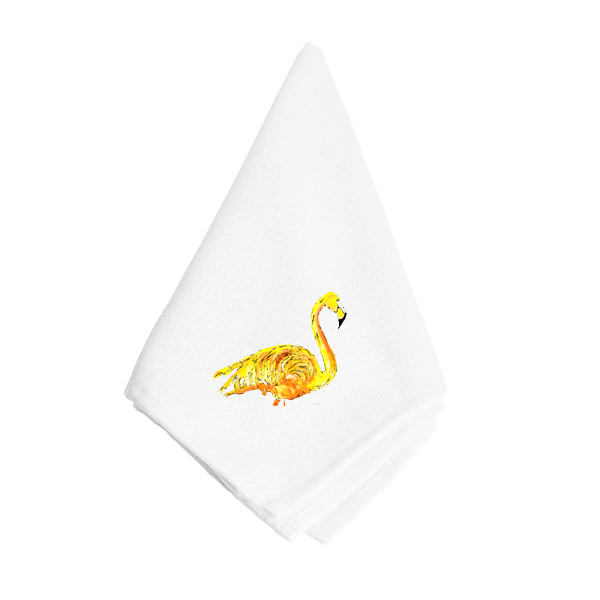 Yellow Flamingo Napkin