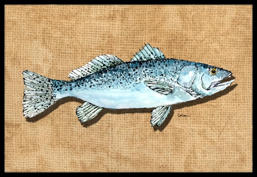 Speckled Trout Indoor Or Outdoor Mat