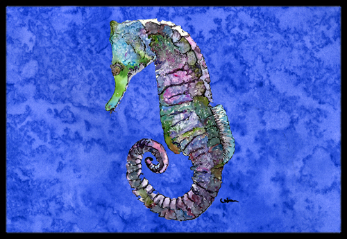 Seahorse Indoor Or Outdoor Mat