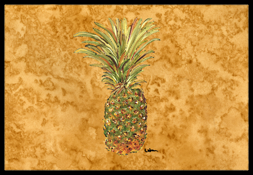 18 x 27 in. Pineapple Indoor Or Outdoor Mat