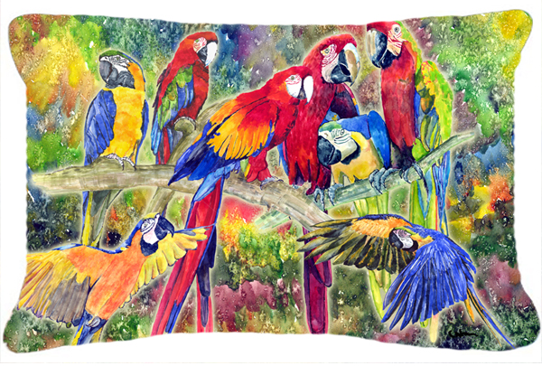 Parrot Indoor & Outdoor Fabric Decorative Pillow