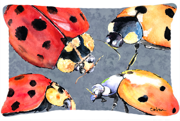 Lady Bug Multiple Indoor & Outdoor Fabric Decorative Pillow