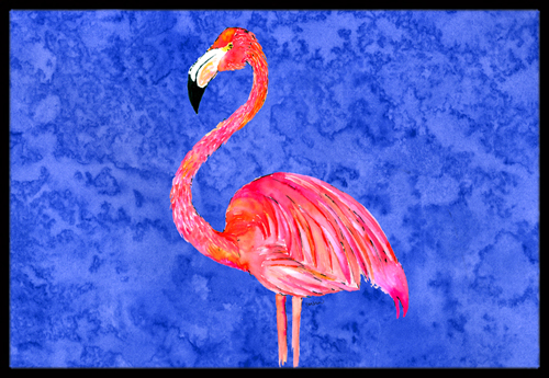 Pink Flamingo Indoor Or Outdoor Mat