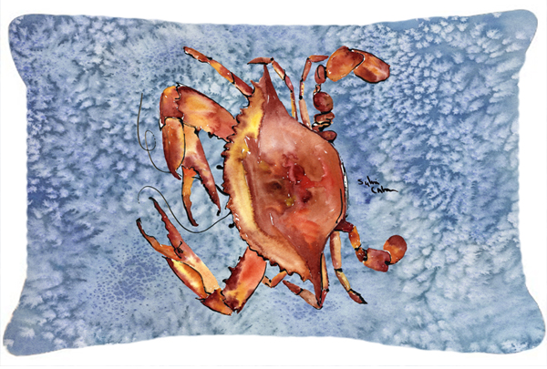 Crab Indoor & Outdoor Fabric Decorative Pillow