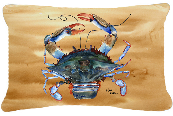 Crab Indoor & Outdoor Fabric Decorative Pillow