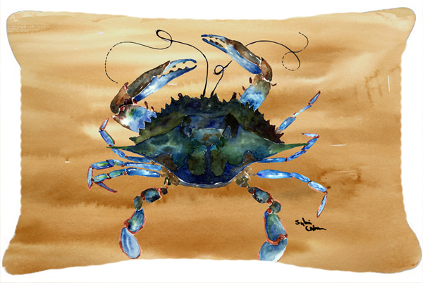 Crab Indoor & Outdoor Fabric Decorative Pillow