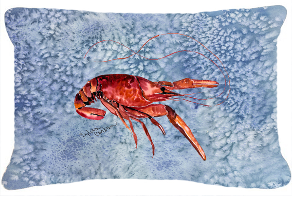 Crawfish Indoor & Outdoor Fabric Decorative Pillow