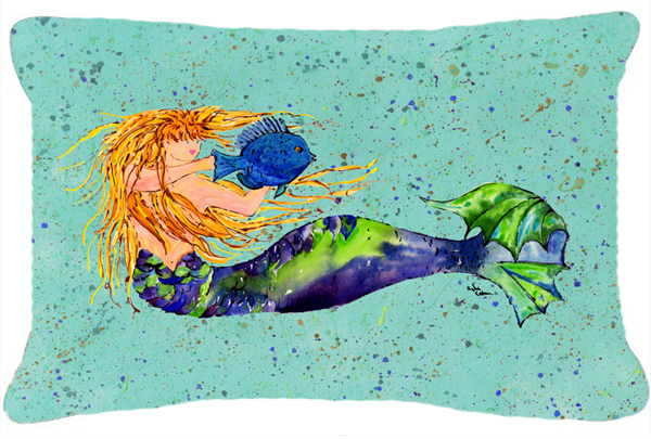 Mermaid Indoor & Outdoor Fabric Decorative Pillow