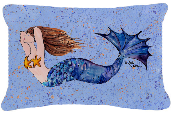 Mermaid Indoor & Outdoor Fabric Decorative Pillow