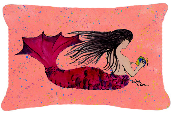 Mermaid Indoor & Outdoor Fabric Decorative Pillow