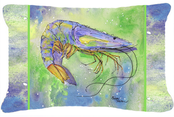 Shrimp Indoor & Outdoor Fabric Decorative Pillow