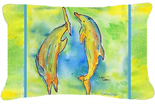 Dolphin Indoor & Outdoor Fabric Decorative Pillow