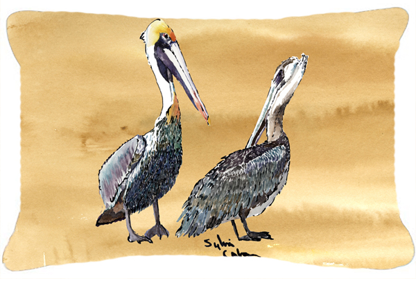 Pelican Indoor & Outdoor Fabric Decorative Pillow