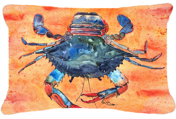 Crab Indoor & Outdoor Fabric Decorative Pillow