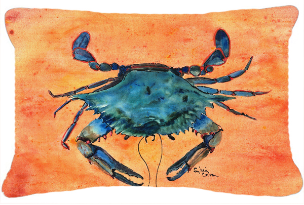 Crab Indoor & Outdoor Fabric Decorative Pillow