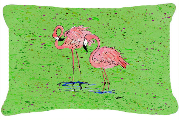 Flamingo Indoor & Outdoor Fabric Decorative Pillow