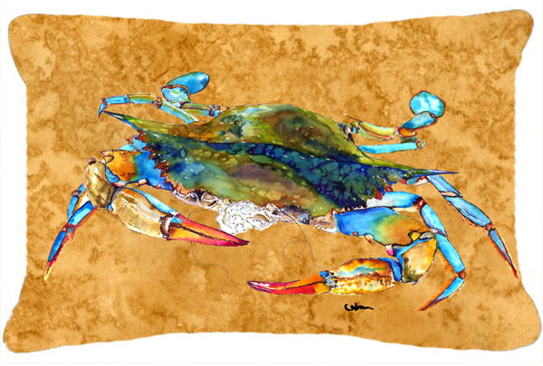 Crab Indoor & Outdoor Fabric Decorative Pillow