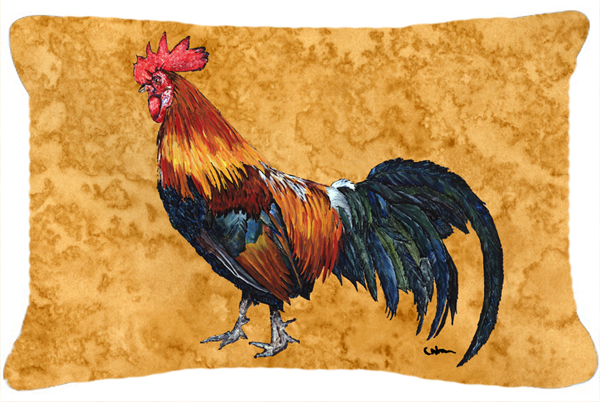Rooster Indoor & Outdoor Fabric Decorative Pillow