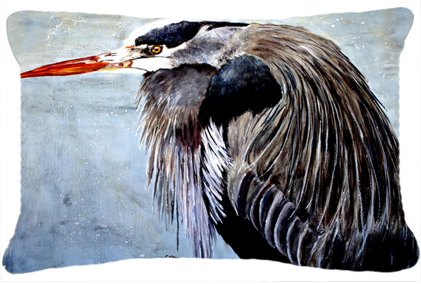 Blue Heron Indoor & Outdoor Fabric Decorative Pillow