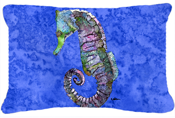 Seahorse Indoor & Outdoor Fabric Decorative Pillow