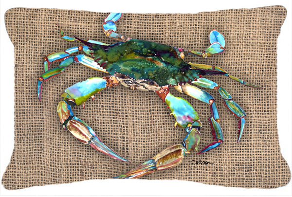 Crab Indoor & Outdoor Fabric Decorative Pillow
