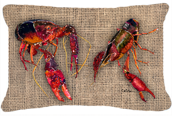 Crawfish Indoor & Outdoor Fabric Decorative Pillow