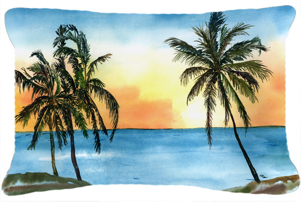 Palm Tree Indoor & Outdoor Fabric Decorative Pillow