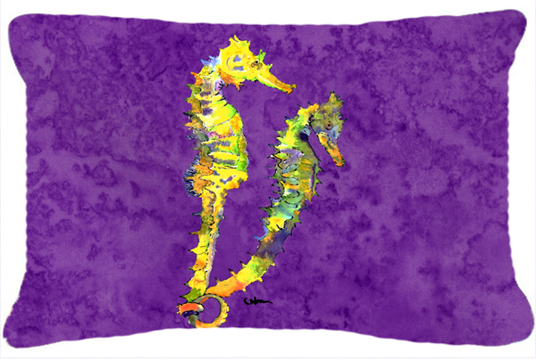 Seahorse Indoor & Outdoor Fabric Decorative Pillow
