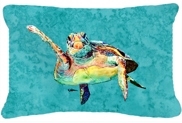 Turtle Indoor & Outdoor Fabric Decorative Pillow