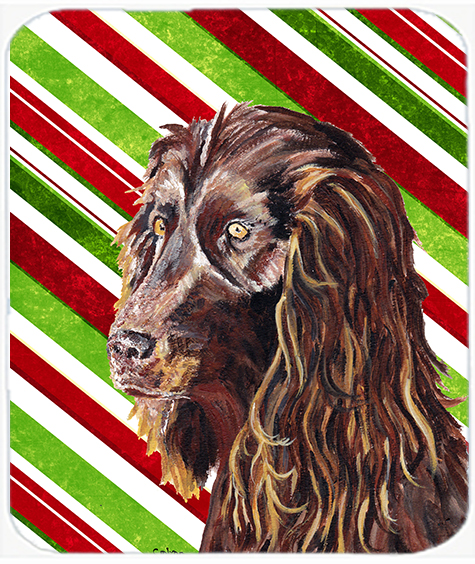 Boykin Spaniel Candy Cane Christmas Mouse Pad, Hot Pad Or Trivet