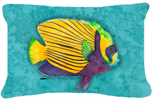 Tropical Fish Indoor & Outdoor Fabric Decorative Pillow