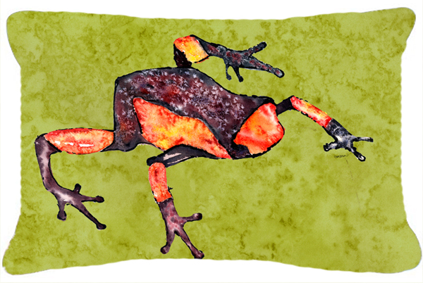 Frog Indoor & Outdoor Fabric Decorative Pillow
