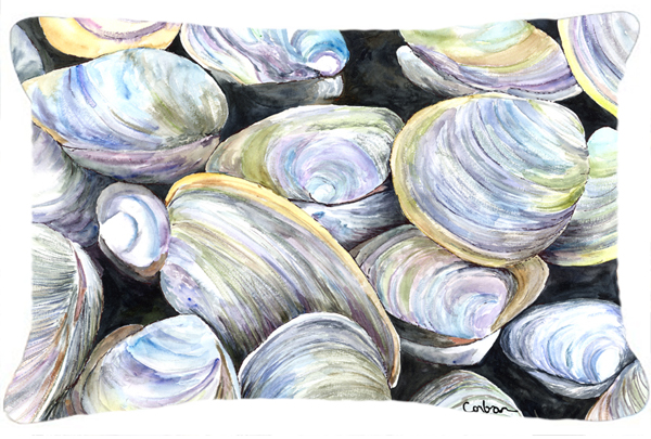 Clam Quahog Indoor & Outdoor Fabric Decorative Pillow