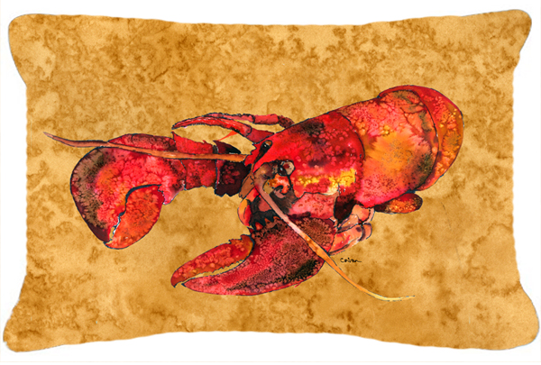 Lobster Indoor & Outdoor Fabric Decorative Pillow