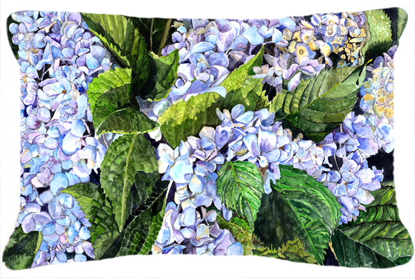 Hydrangea Indoor & Outdoor Fabric Decorative Pillow