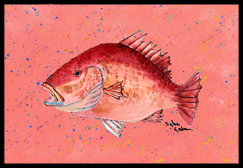 Strawberry Snapper Indoor or Outdoor Mat