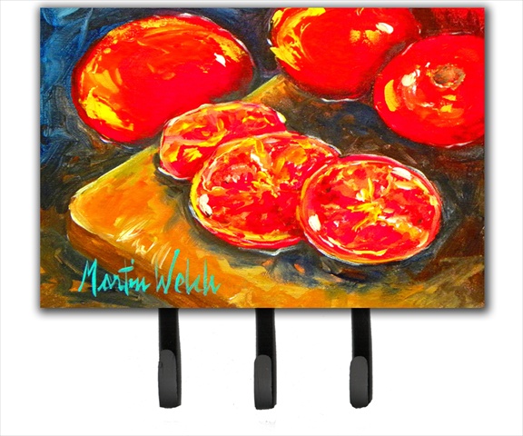MW1099TH68 6 x 9 In. Vegetables - Tomatoes Slice It Up Leash or Key Holder