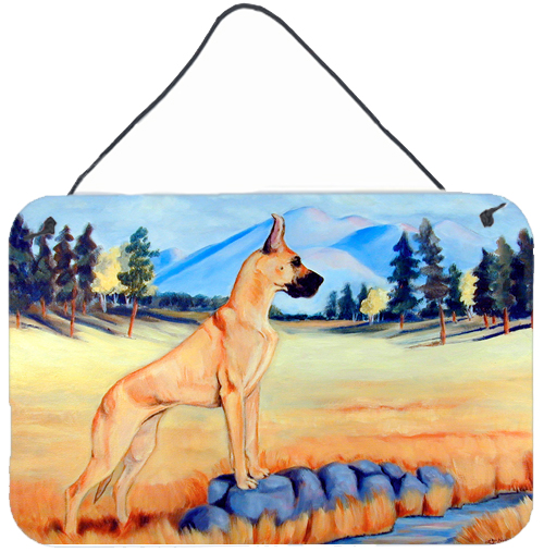 Great Dane Aluminium Metal Wall or Door Hanging Prints
